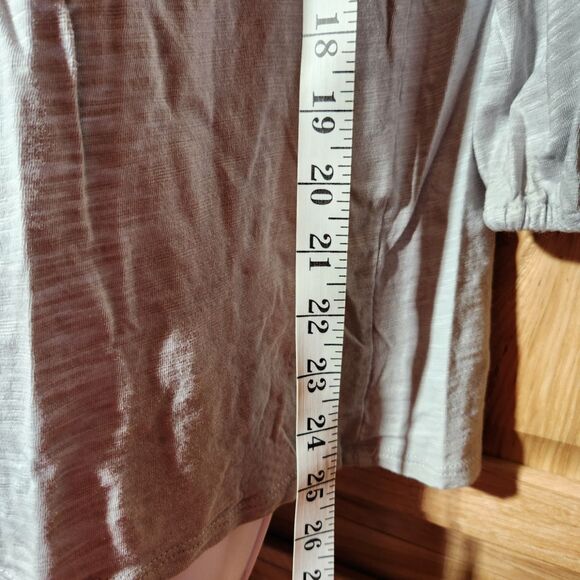 J. Jill Lace Neckline Blouse – Women’s Medium – Gray - Picture 4 of 9